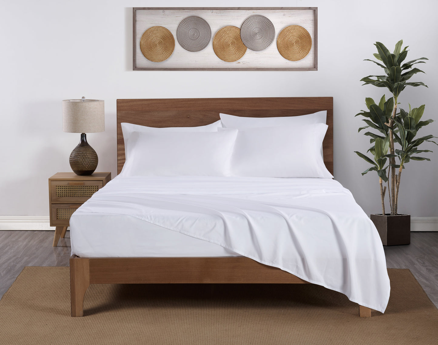 Super Soft High Quality Brushed Microfiber Bed Sheet Set, 3 Piece