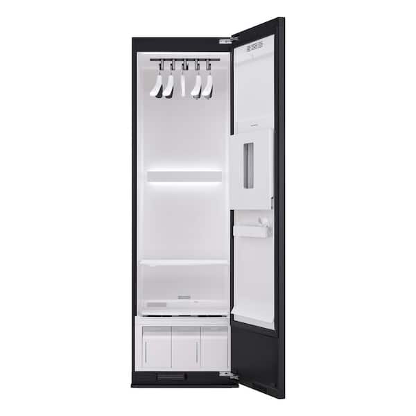 78 in. Styler SMART Steam Closet in Mirror Black with Dual TrueSteam Technology and Dynamic Moving Hangers