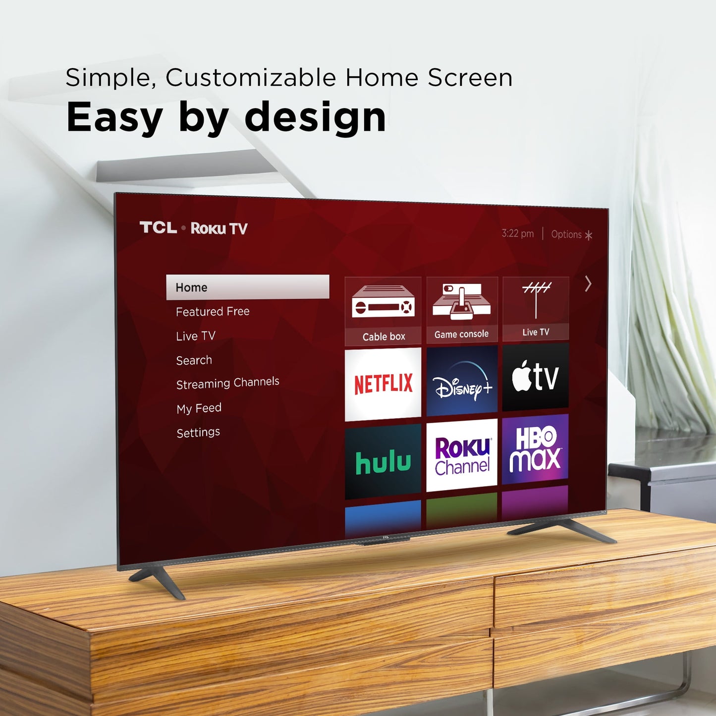 TCL 43" Class 4-Series 4K UHD HDR Smart Roku TV