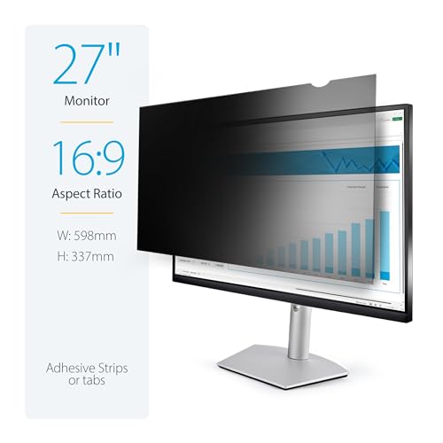 Monitor Privacy Screen for 24 inch PC Display - Computer Screen Security Filter - Blue Light Reducing Screen Protector Film - 16:9 Widescreen - Matte/Glossy - +/-30 Degree, TAA