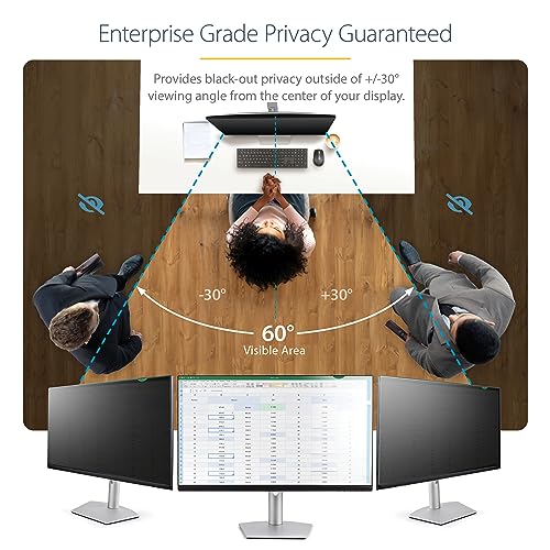 Monitor Privacy Screen for 24 inch PC Display - Computer Screen Security Filter - Blue Light Reducing Screen Protector Film - 16:9 Widescreen - Matte/Glossy - +/-30 Degree, TAA
