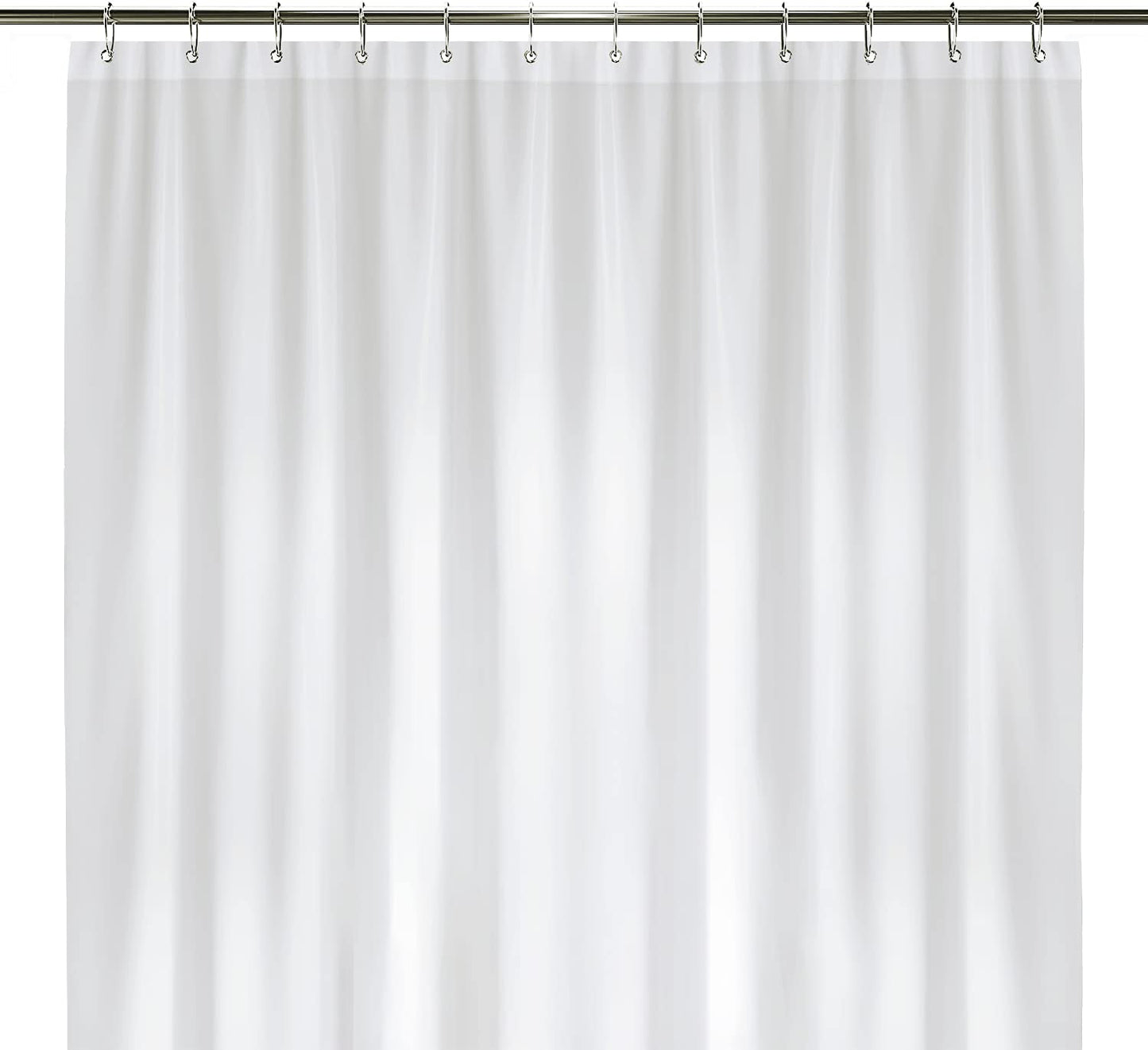 Bathroom Shower Curtain Waterproof Plastic Shower Curtain Premium PEVA Non-Toxic with Rust Proof Grommets Clear 8G Bathroom Accessories 72x72
