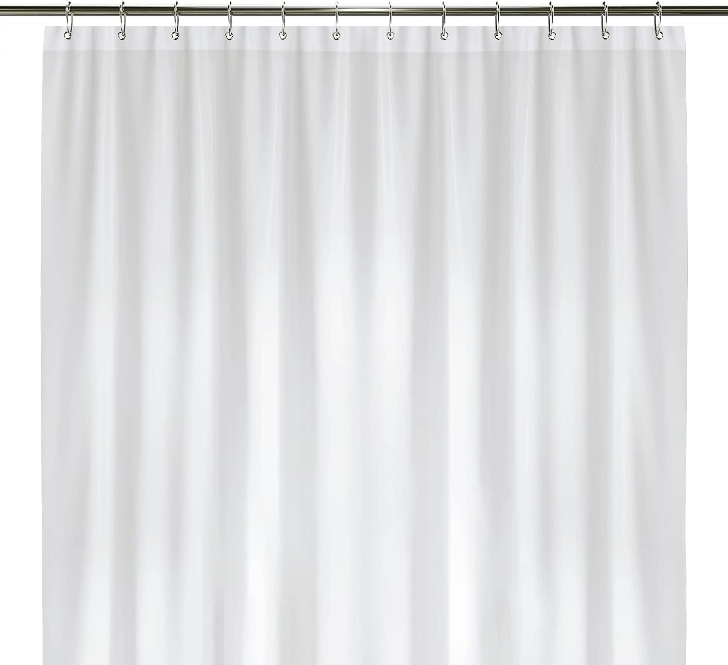 Bathroom Shower Curtain Waterproof Plastic Shower Curtain Premium PEVA Non-Toxic with Rust Proof Grommets Clear 8G Bathroom Accessories 72x72