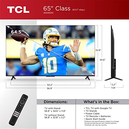 TCL 4K LED Smart TV with Google