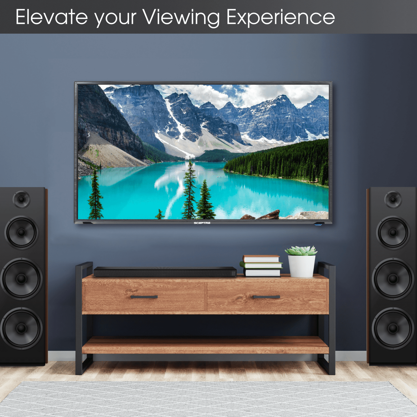 Sceptre 40" Class FHD (1080P) LED TV (X405BV-FSR)-Non-Smart-TV