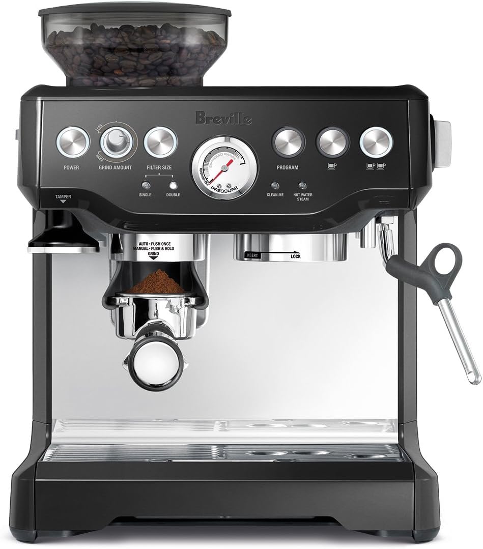 Breville Barista Express Espresso Machine, One Size, Brushed Stainless Steel