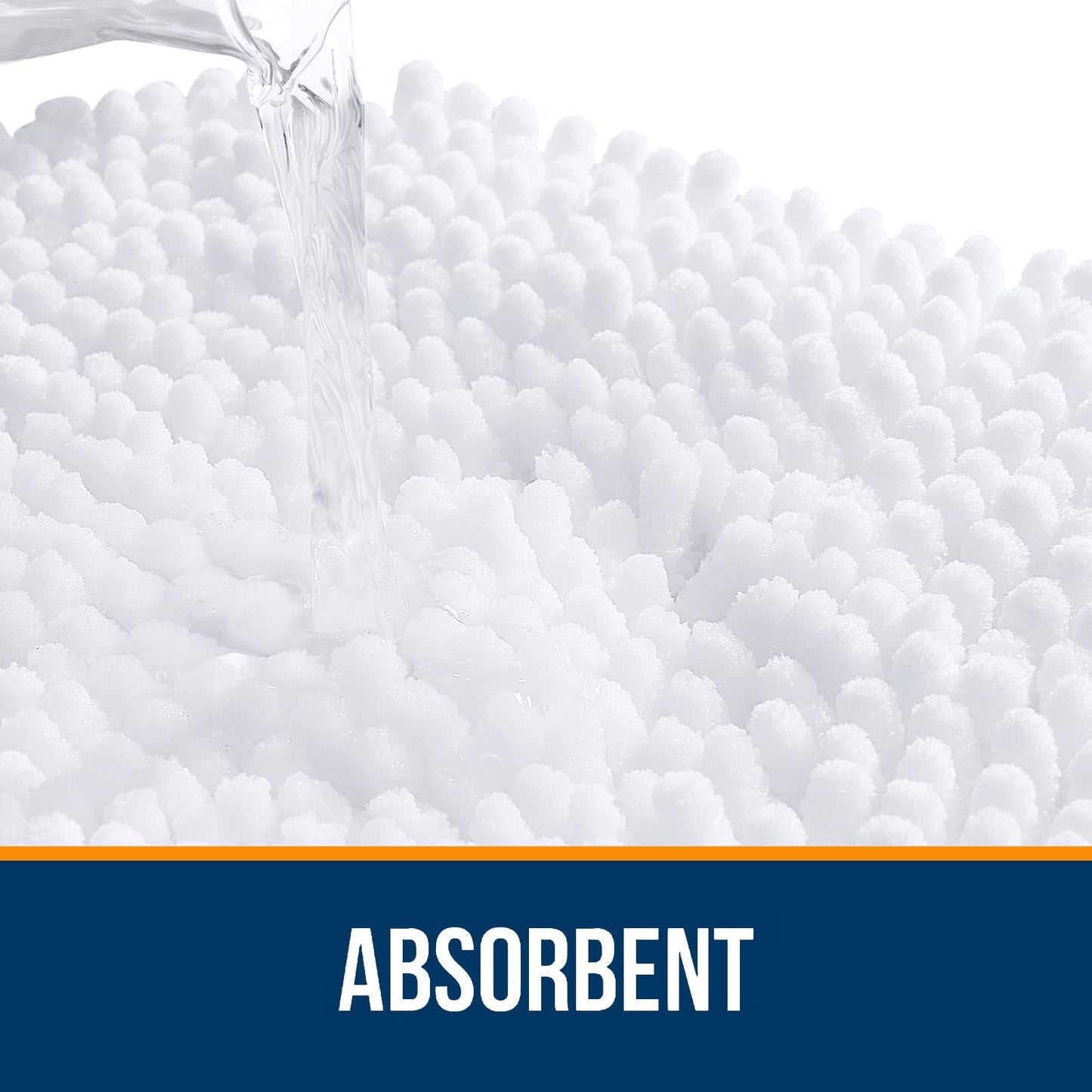 Bathroom Rugs 30x20, Extra Soft Absorbent Chenille Bath Rugs