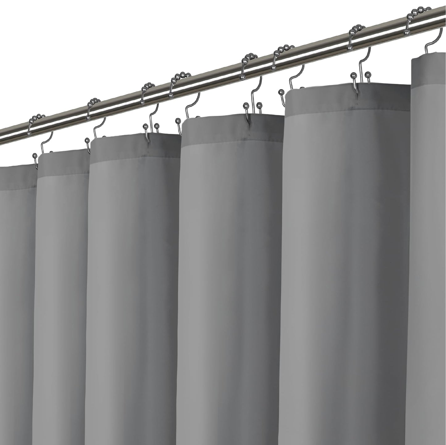 Bathroom Shower Curtain Waterproof Plastic Shower Curtain Premium PEVA Non-Toxic with Rust Proof Grommets Clear 8G Bathroom Accessories 72x72