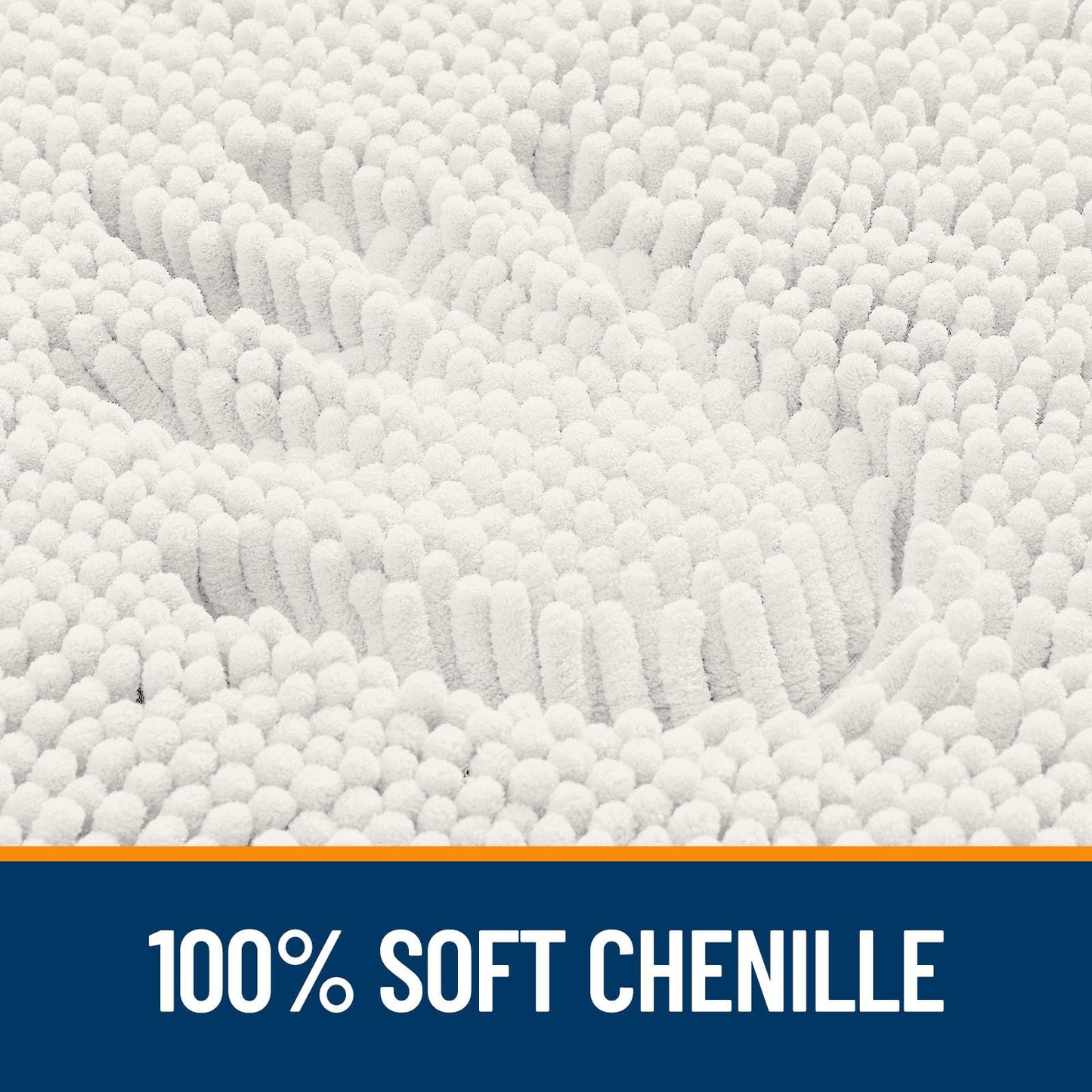 Bathroom Rugs 30x20, Extra Soft Absorbent Chenille Bath Rugs