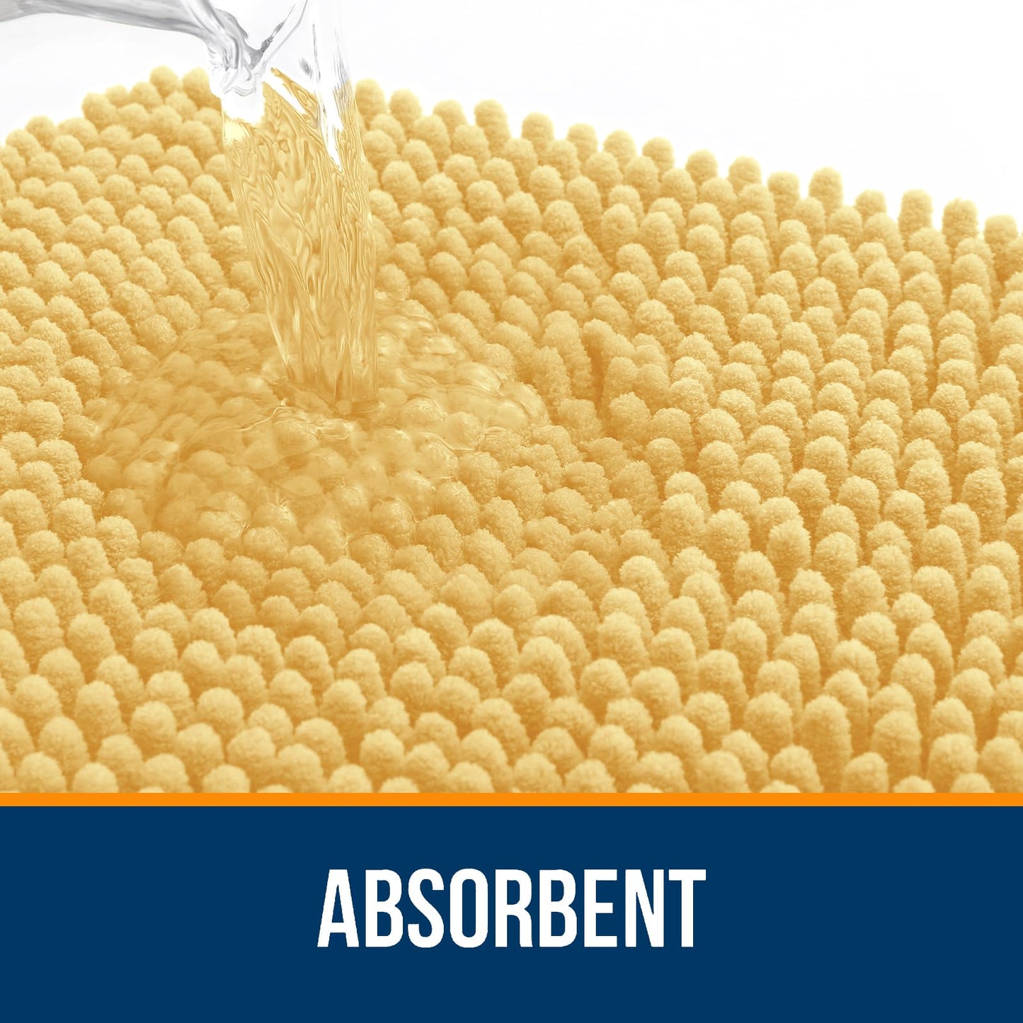 Bathroom Rugs 30x20, Extra Soft Absorbent Chenille Bath Rugs