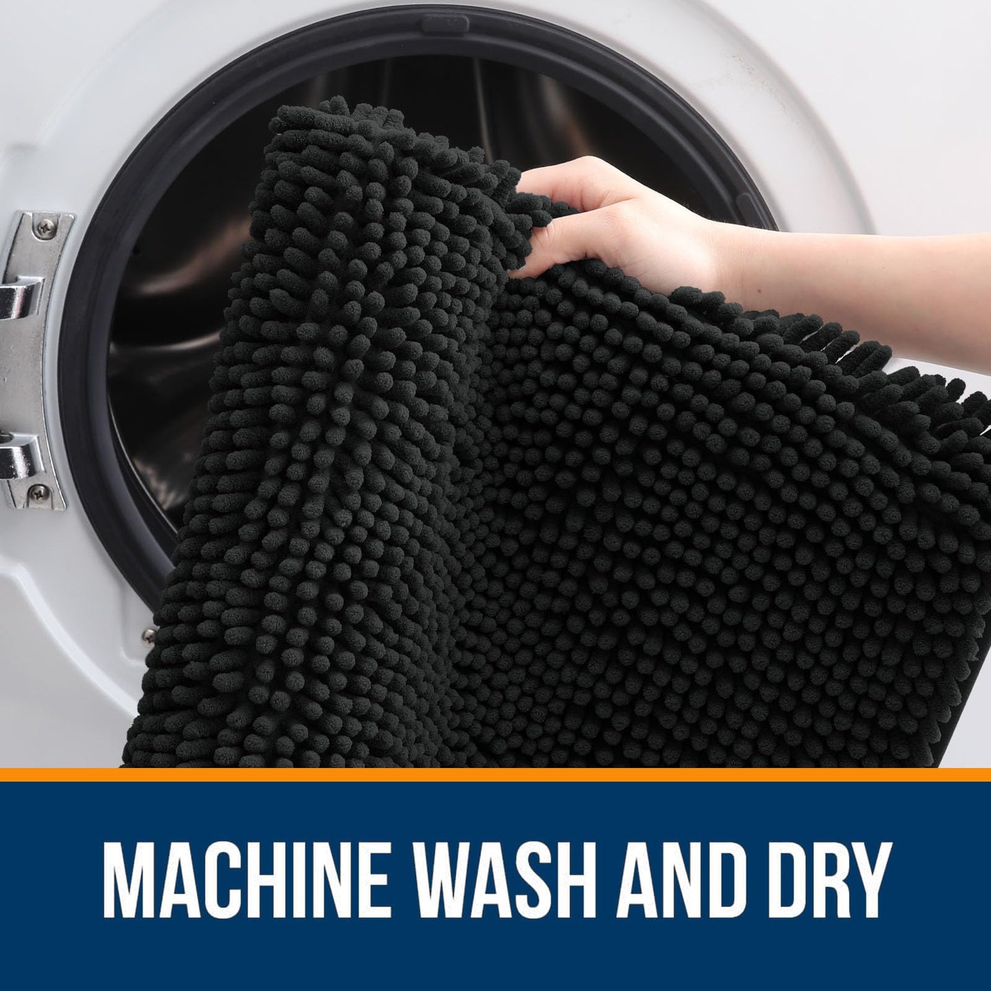 Bathroom Rugs 30x20, Extra Soft Absorbent Chenille Bath Rugs