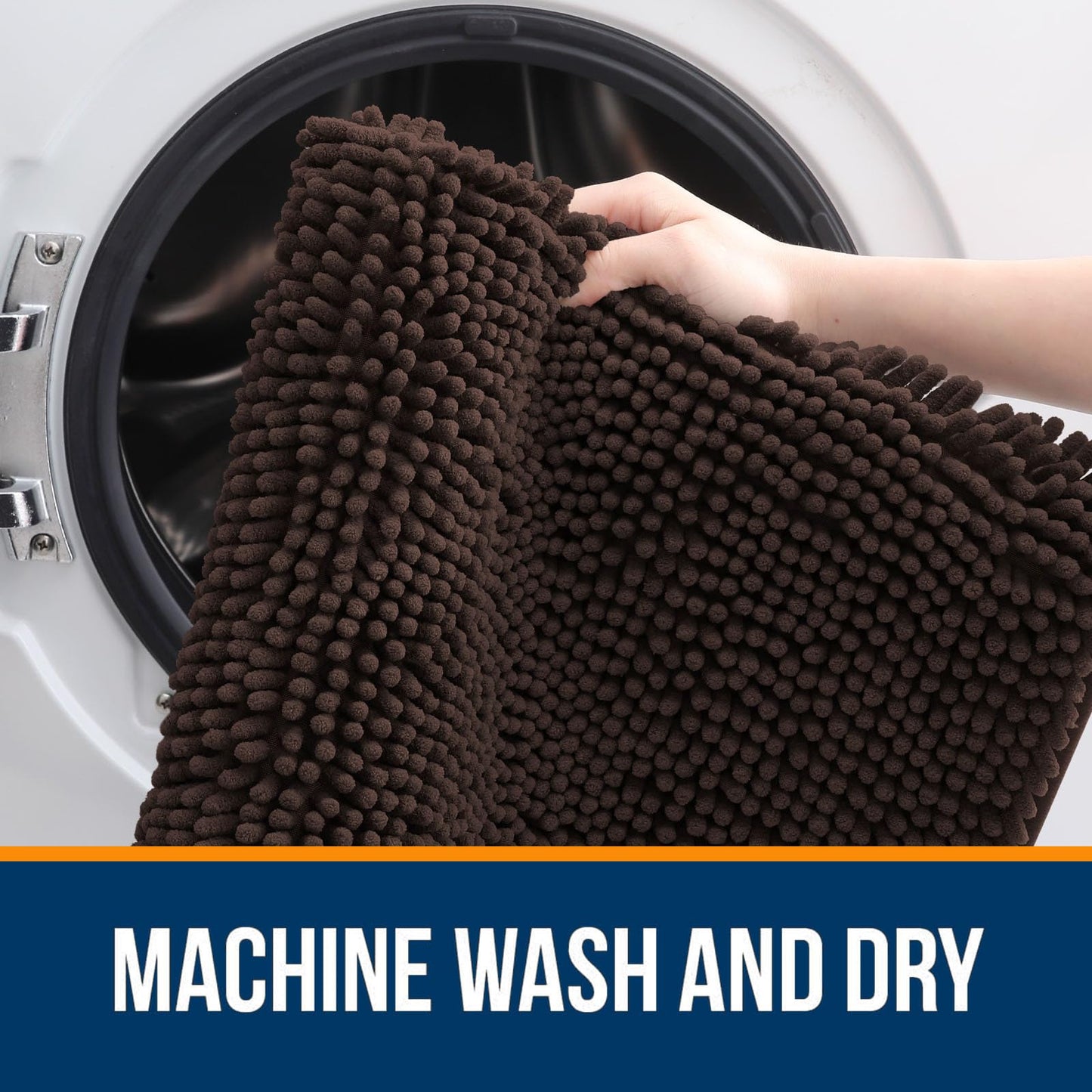 Bathroom Rugs 30x20, Extra Soft Absorbent Chenille Bath Rugs