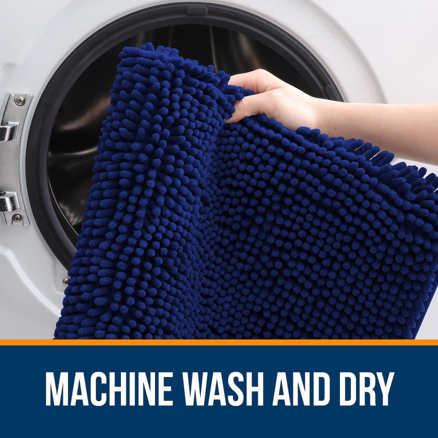 Bathroom Rugs 30x20, Extra Soft Absorbent Chenille Bath Rugs