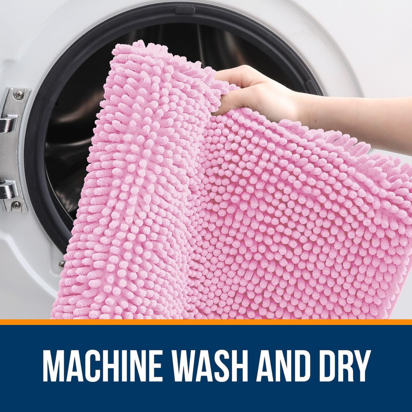Bathroom Rugs 30x20, Extra Soft Absorbent Chenille Bath Rugs