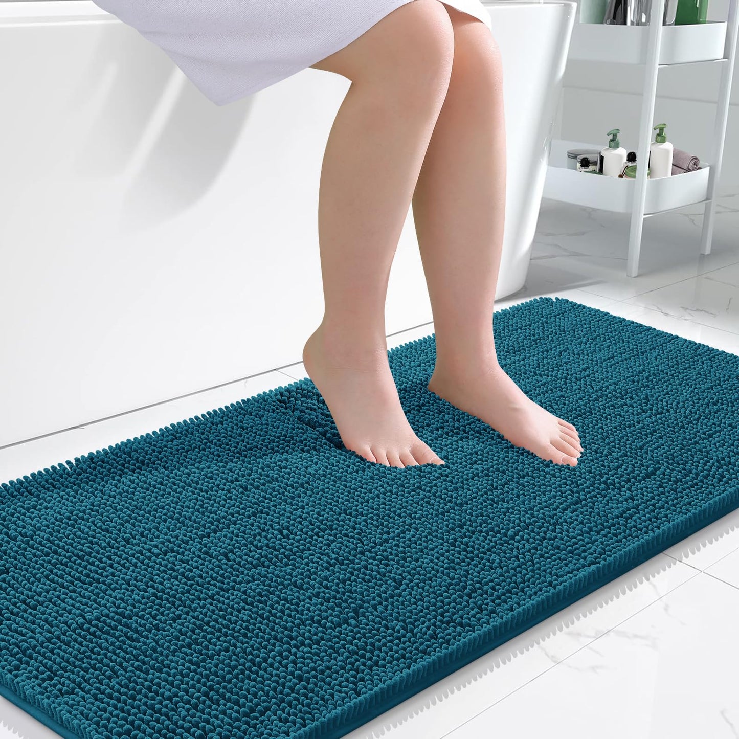 Bathroom Rugs 30x20, Extra Soft Absorbent Chenille Bath Rugs