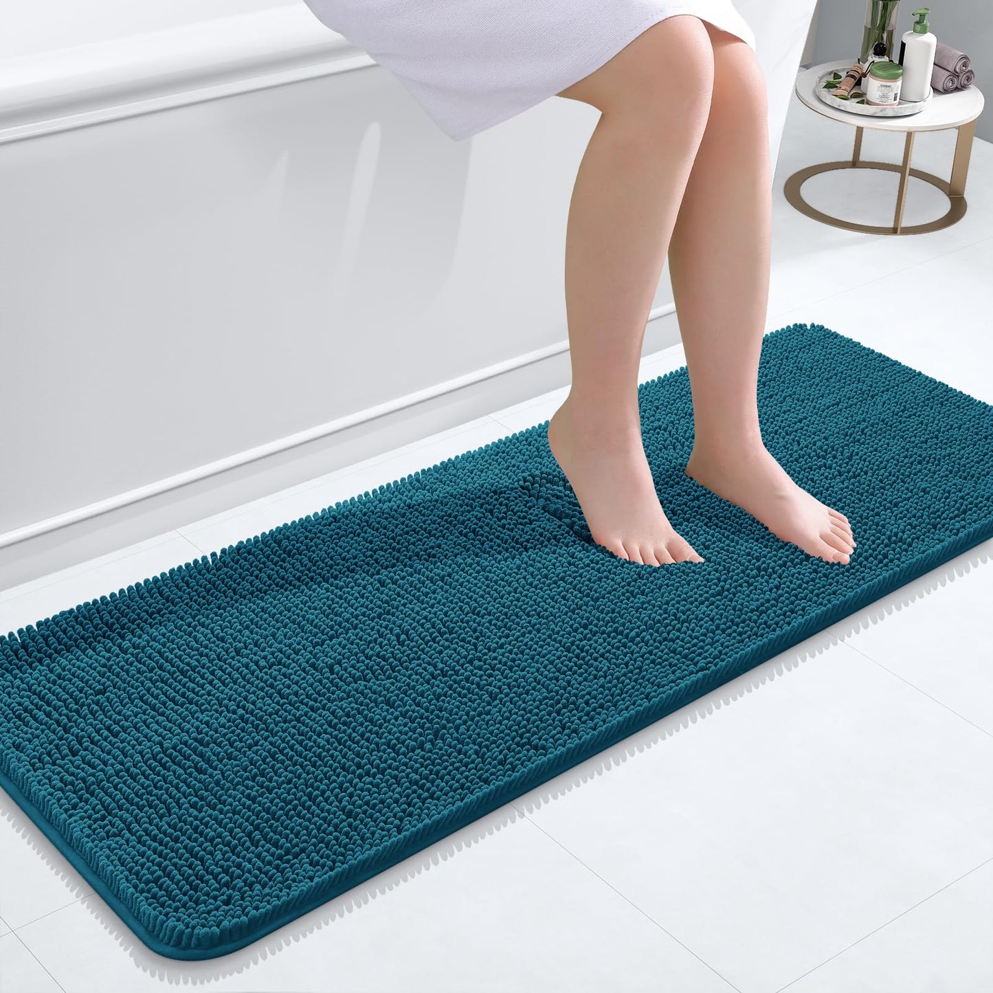 Bathroom Rugs 30x20, Extra Soft Absorbent Chenille Bath Rugs