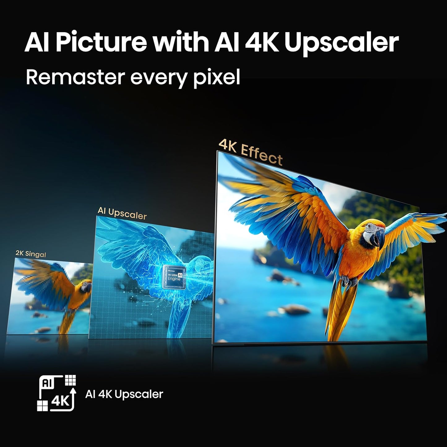 Hisense 55" Class QD6 Series (55QD6QF, 2025 Model) QLED 4K UHD Smart Fire TV, Voice Remote with Alexa, Dolby Vision, Dolby Atmos, Motion Rate 120, HDR 10+, Game Mode Plus, MEMC, VRR, ALLM