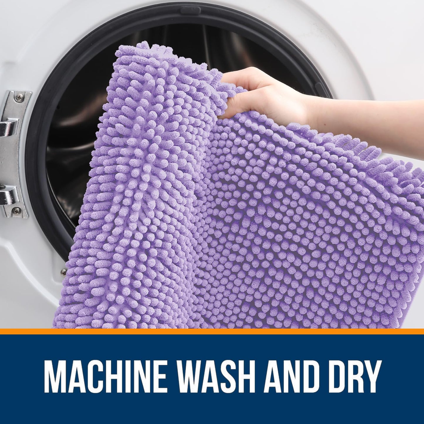 Bathroom Rugs 30x20, Extra Soft Absorbent Chenille Bath Rugs