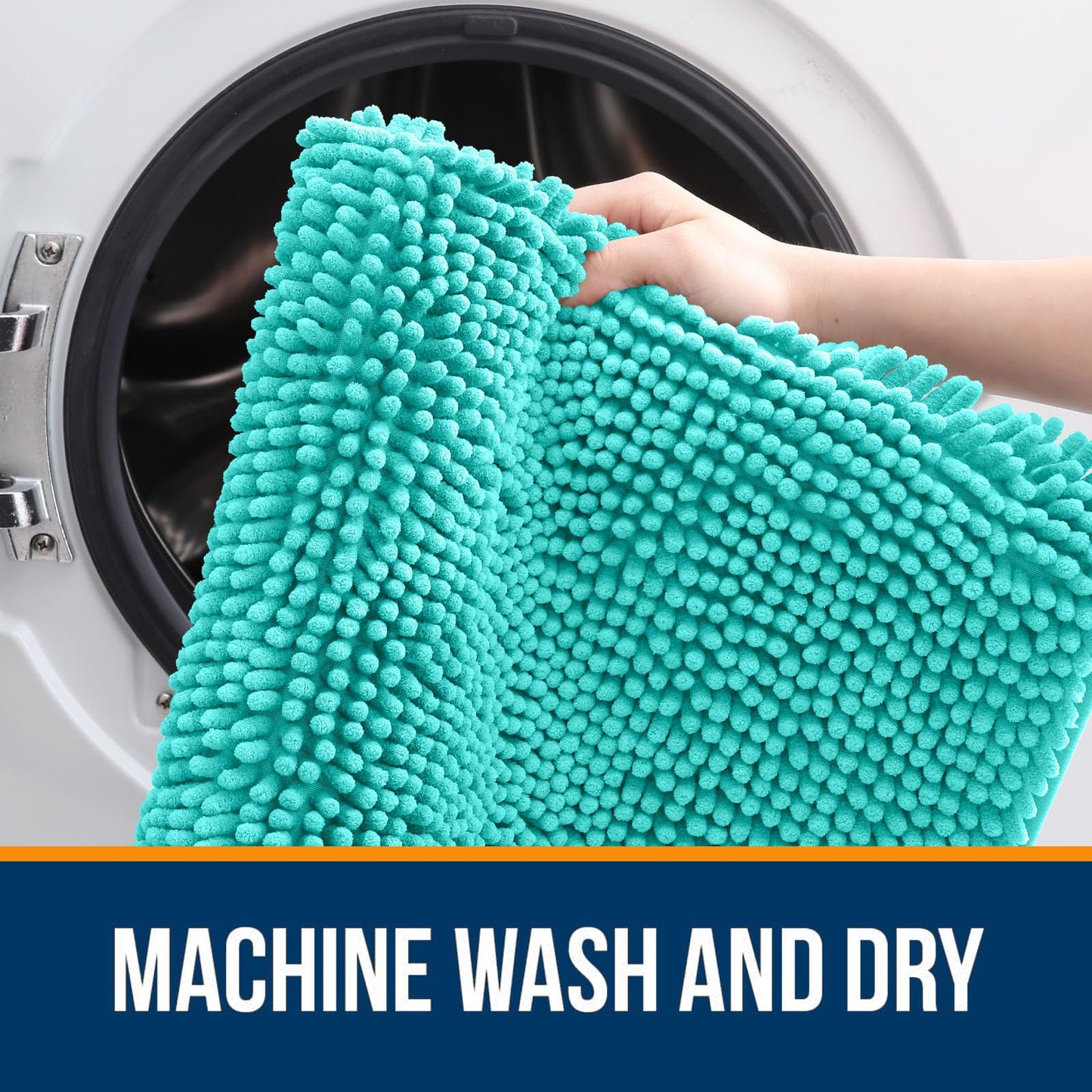 Bathroom Rugs 30x20, Extra Soft Absorbent Chenille Bath Rugs