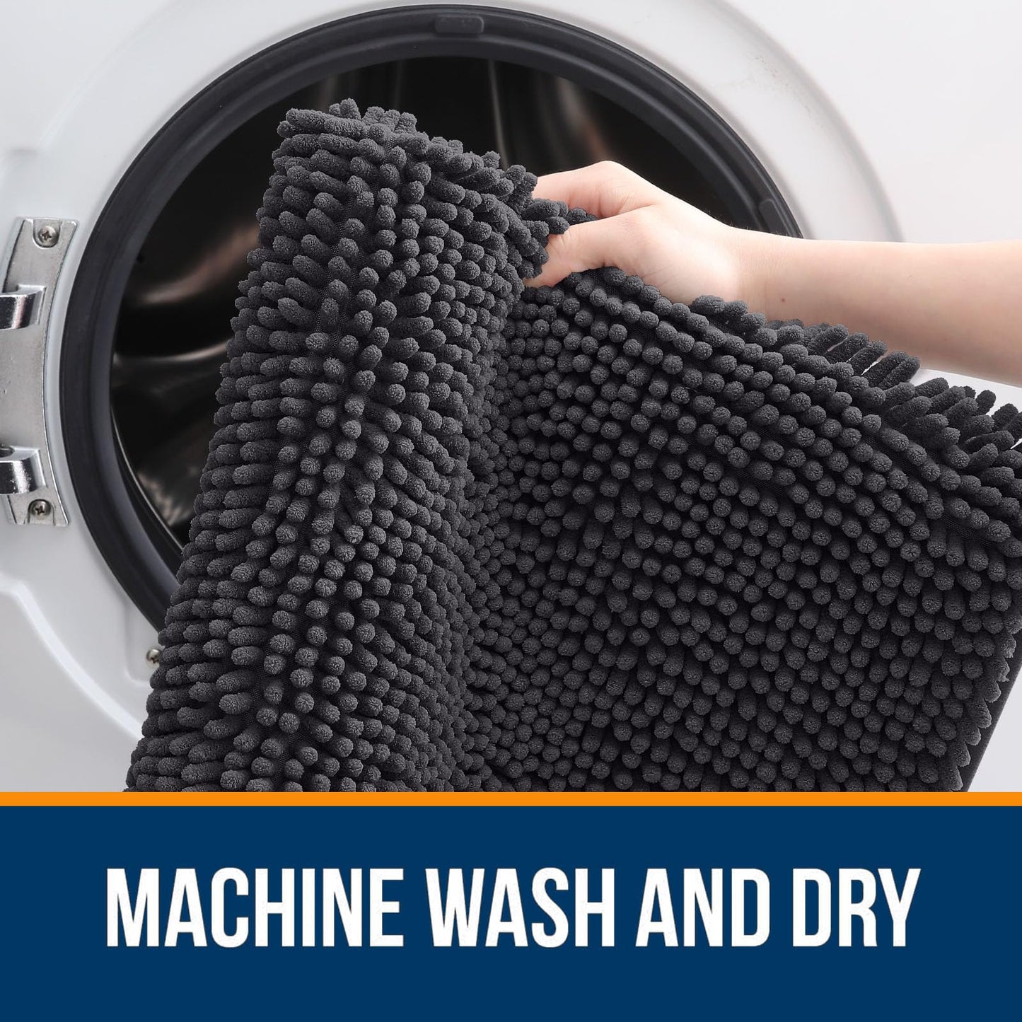 Bathroom Rugs 30x20, Extra Soft Absorbent Chenille Bath Rugs