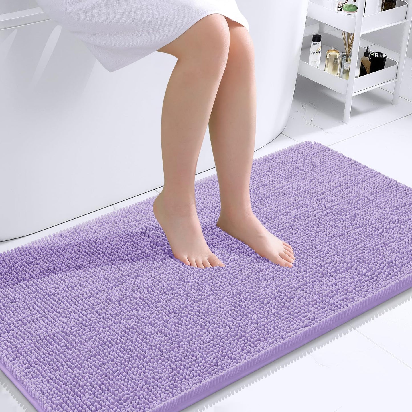 Bathroom Rugs 30x20, Extra Soft Absorbent Chenille Bath Rugs