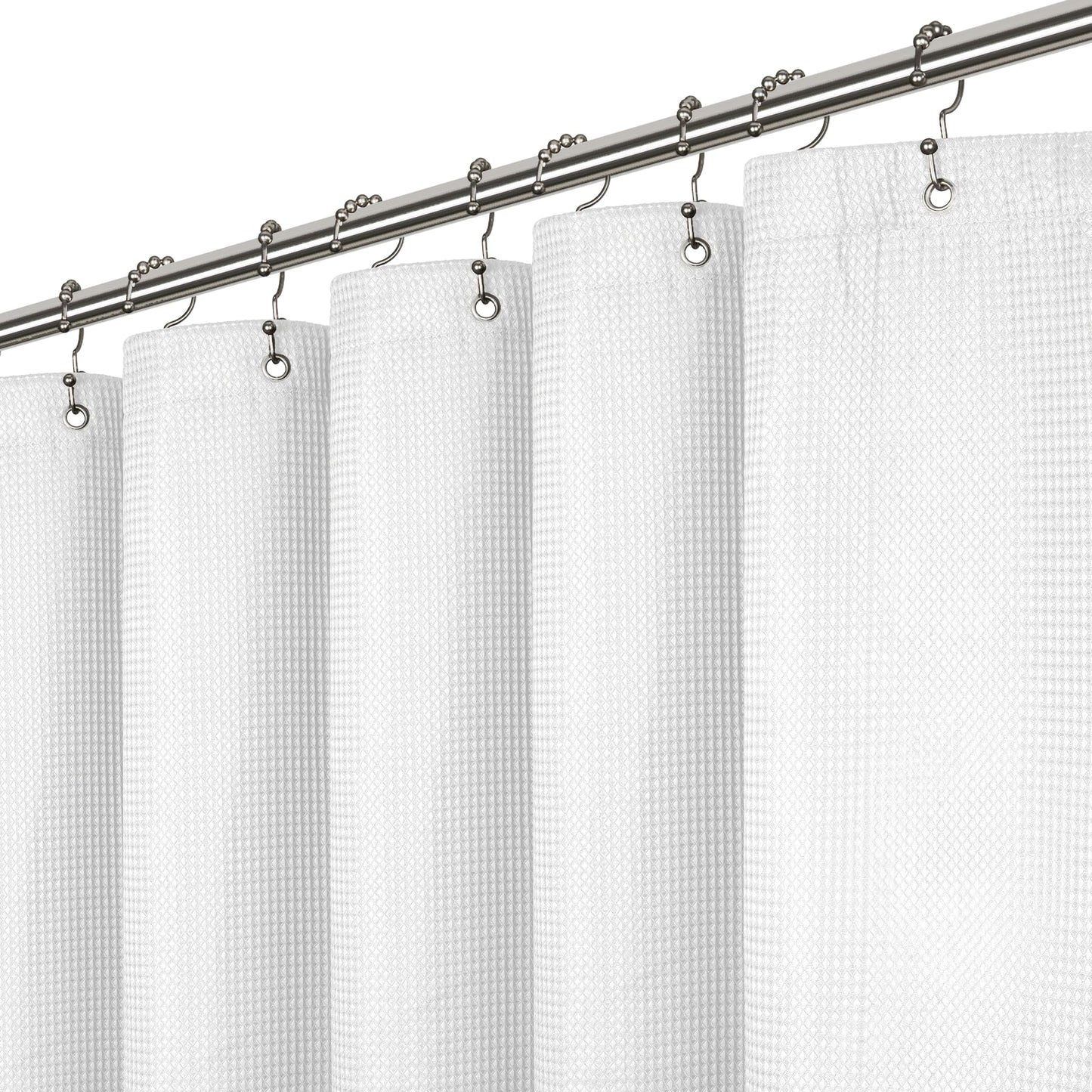 Bathroom Shower Curtain Waterproof Plastic Shower Curtain Premium PEVA Non-Toxic with Rust Proof Grommets Clear 8G Bathroom Accessories 72x72