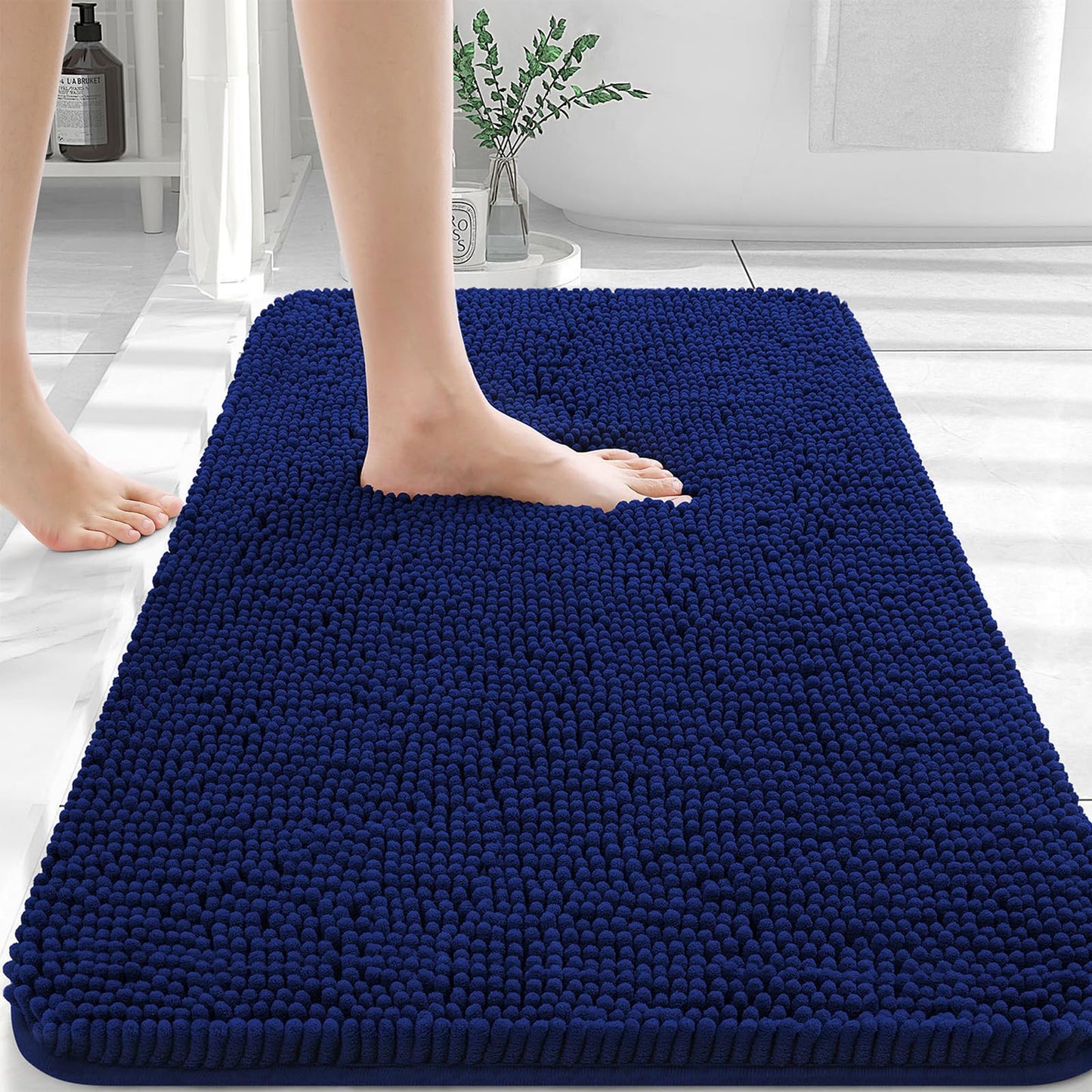 Bathroom Rugs 30x20, Extra Soft Absorbent Chenille Bath Rugs