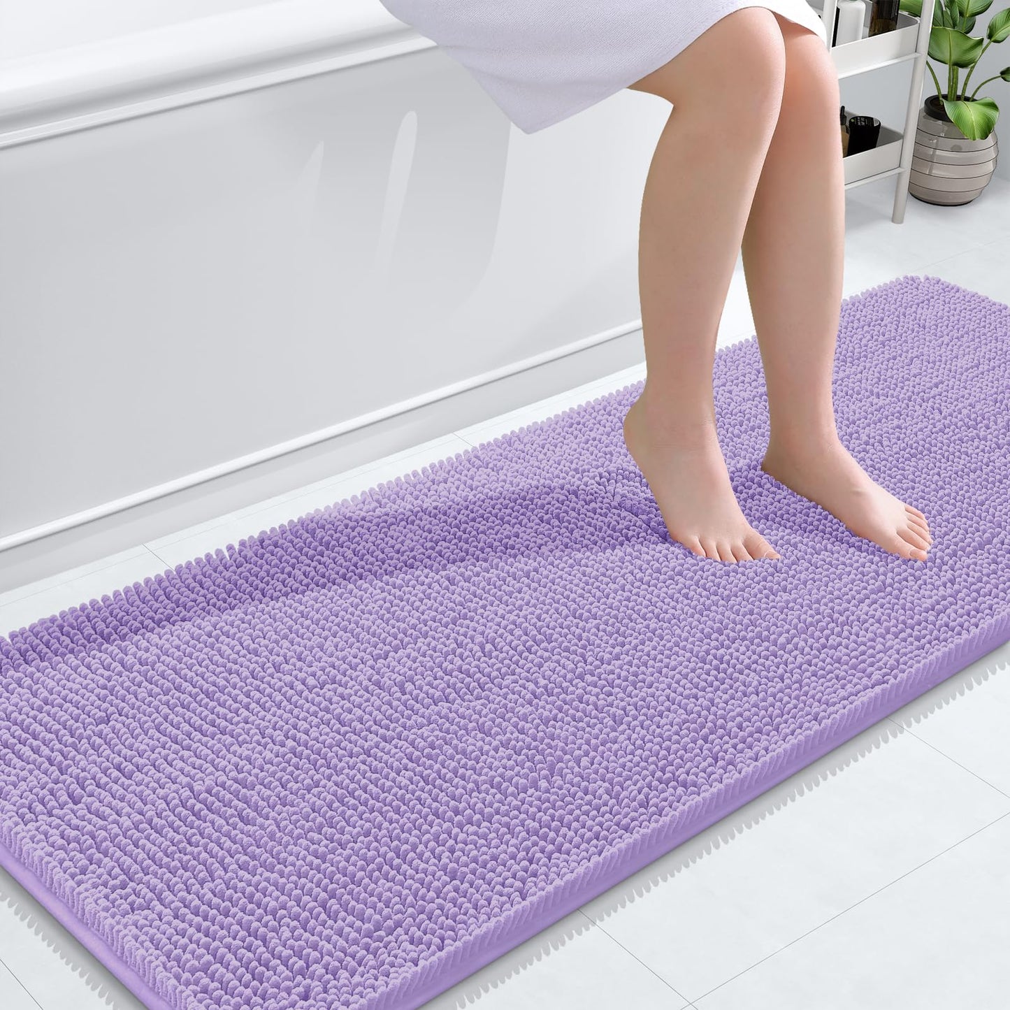 Bathroom Rugs 30x20, Extra Soft Absorbent Chenille Bath Rugs