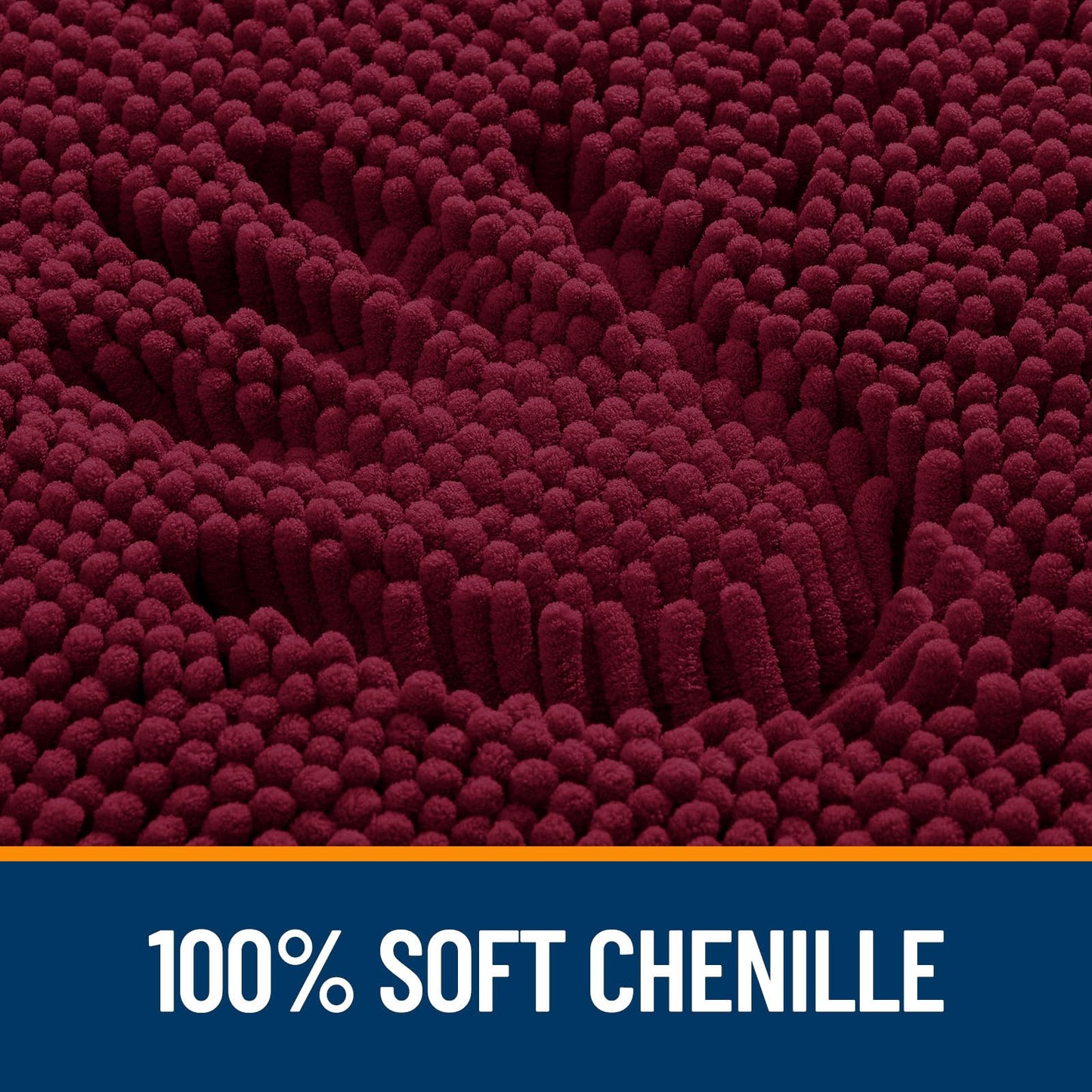 Bathroom Rugs 30x20, Extra Soft Absorbent Chenille Bath Rugs