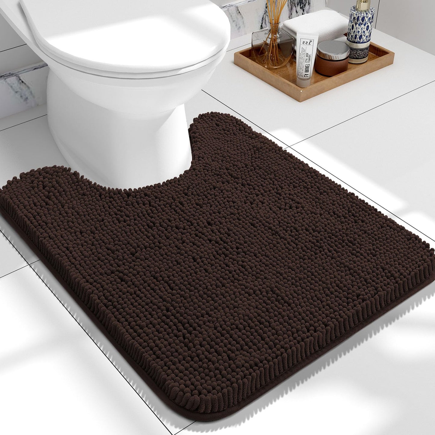 Bathroom Rugs 30x20, Extra Soft Absorbent Chenille Bath Rugs