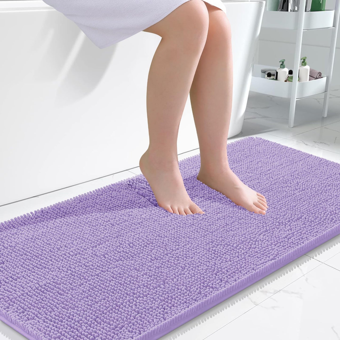 Bathroom Rugs 30x20, Extra Soft Absorbent Chenille Bath Rugs
