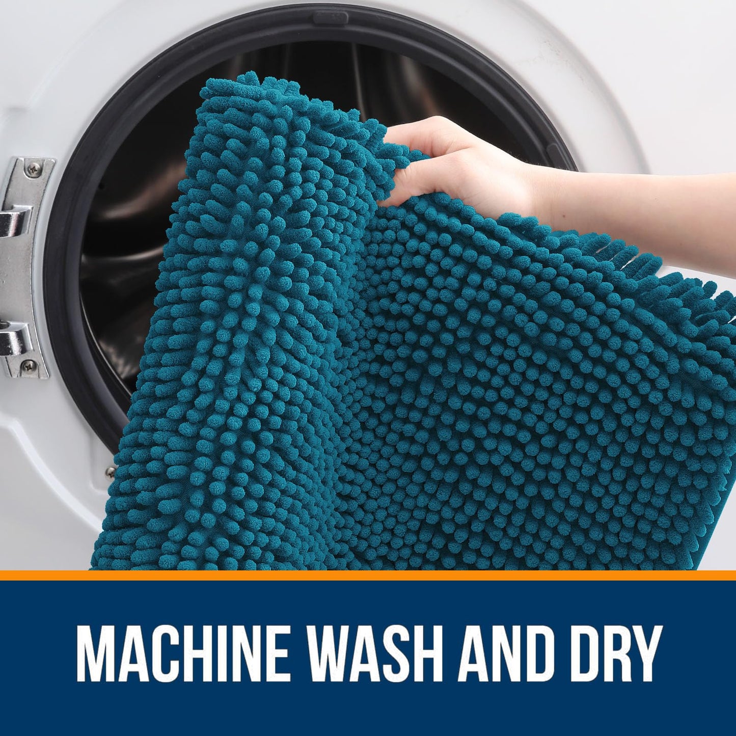 Bathroom Rugs 30x20, Extra Soft Absorbent Chenille Bath Rugs