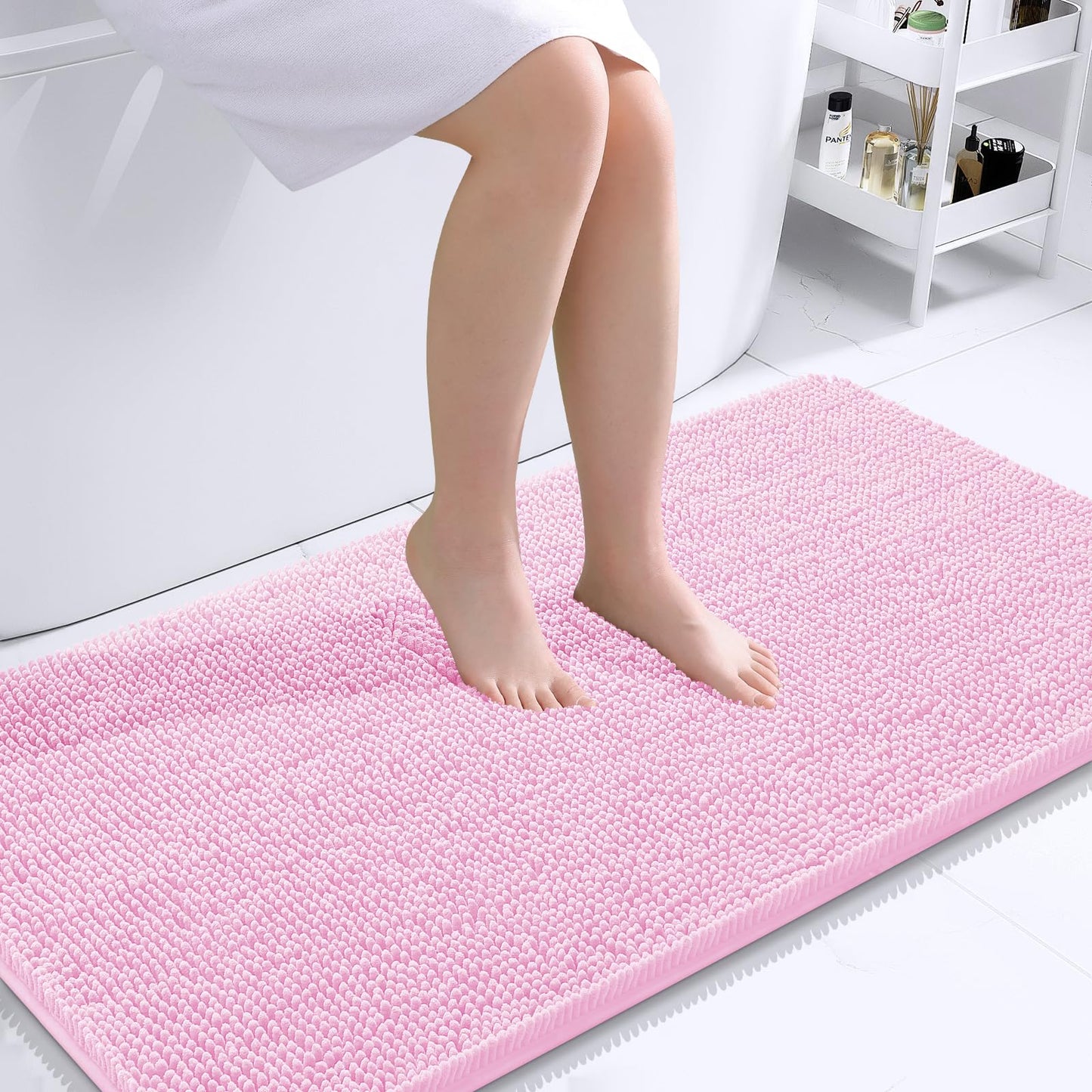 Bathroom Rugs 30x20, Extra Soft Absorbent Chenille Bath Rugs