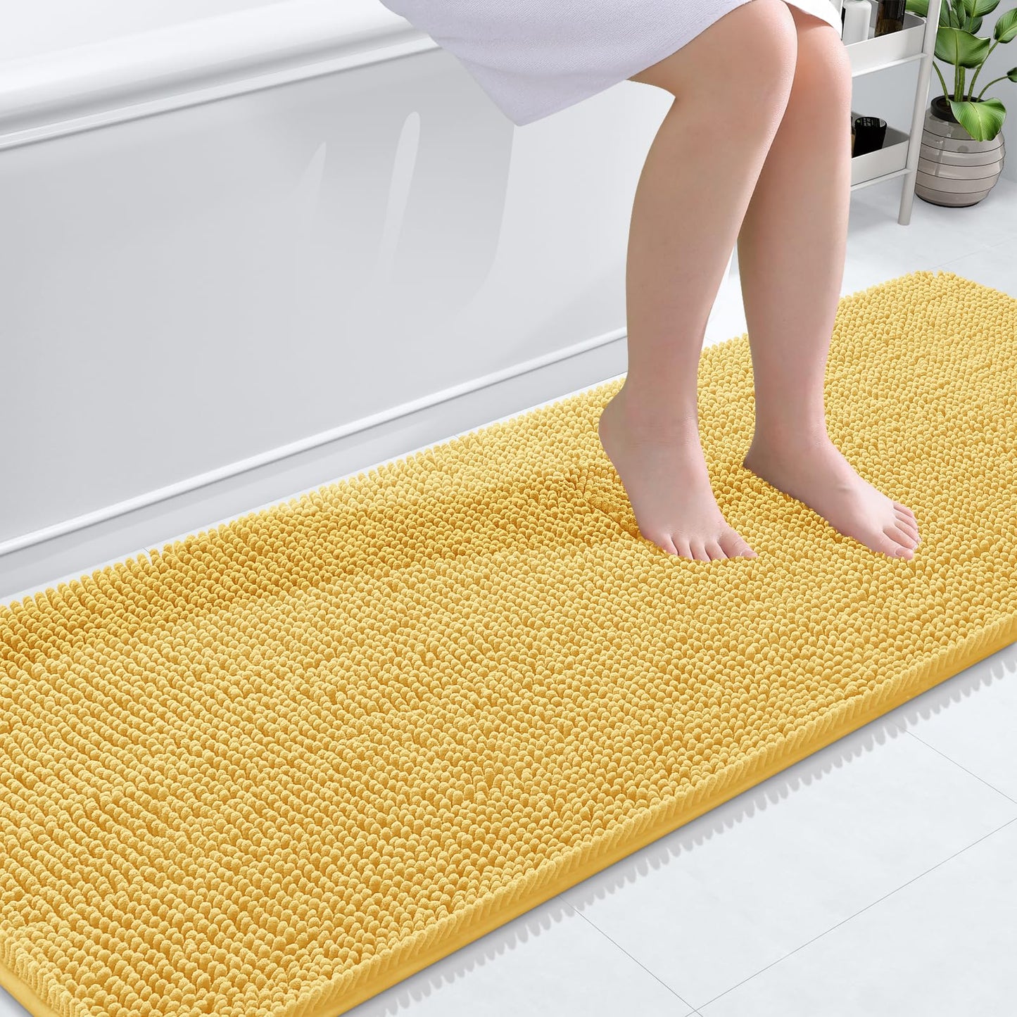 Bathroom Rugs 30x20, Extra Soft Absorbent Chenille Bath Rugs