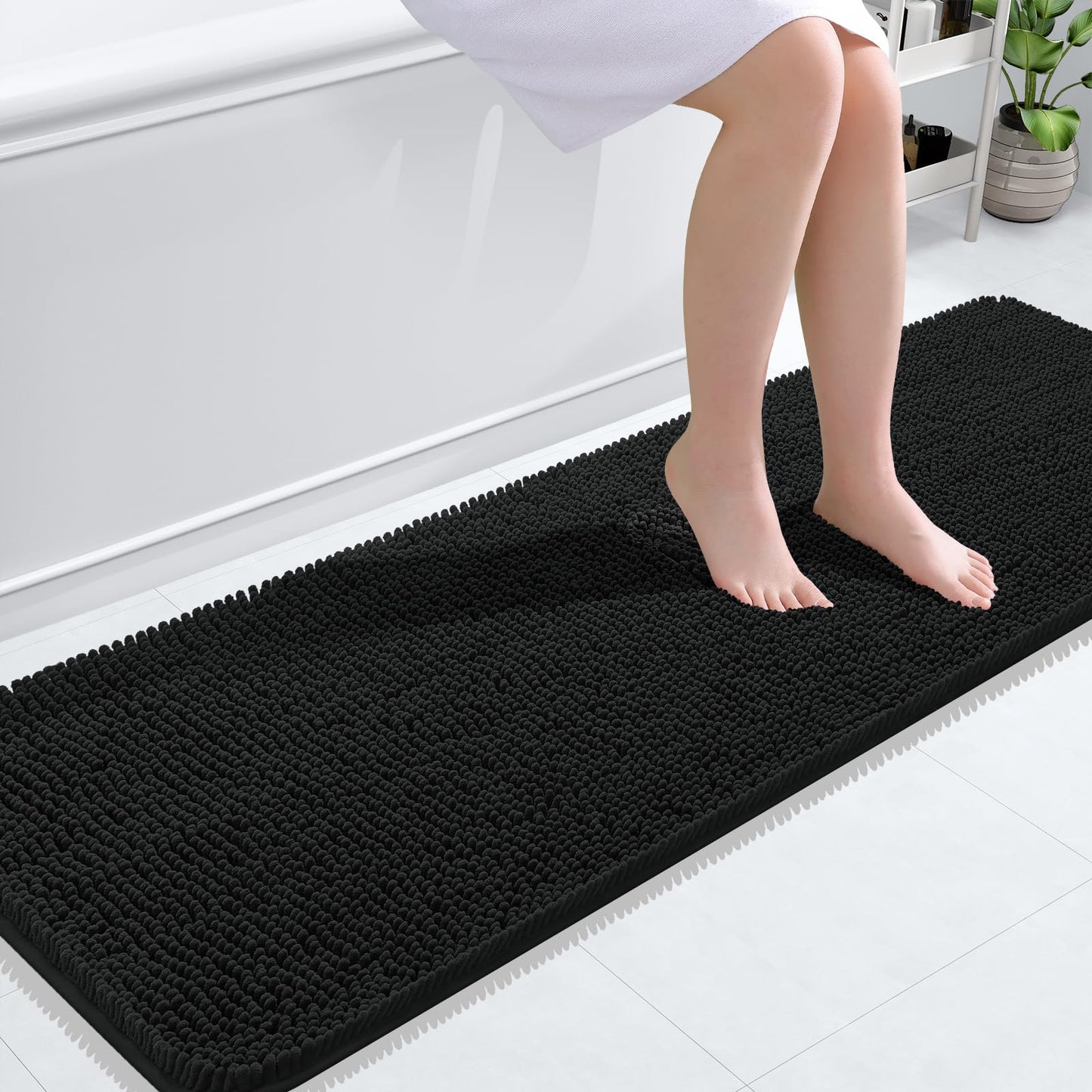 Bathroom Rugs 30x20, Extra Soft Absorbent Chenille Bath Rugs