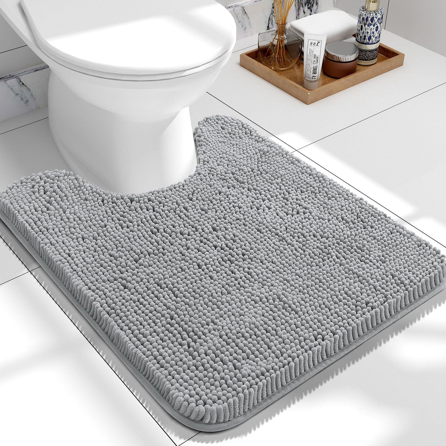 Bathroom Rugs 30x20, Extra Soft Absorbent Chenille Bath Rugs