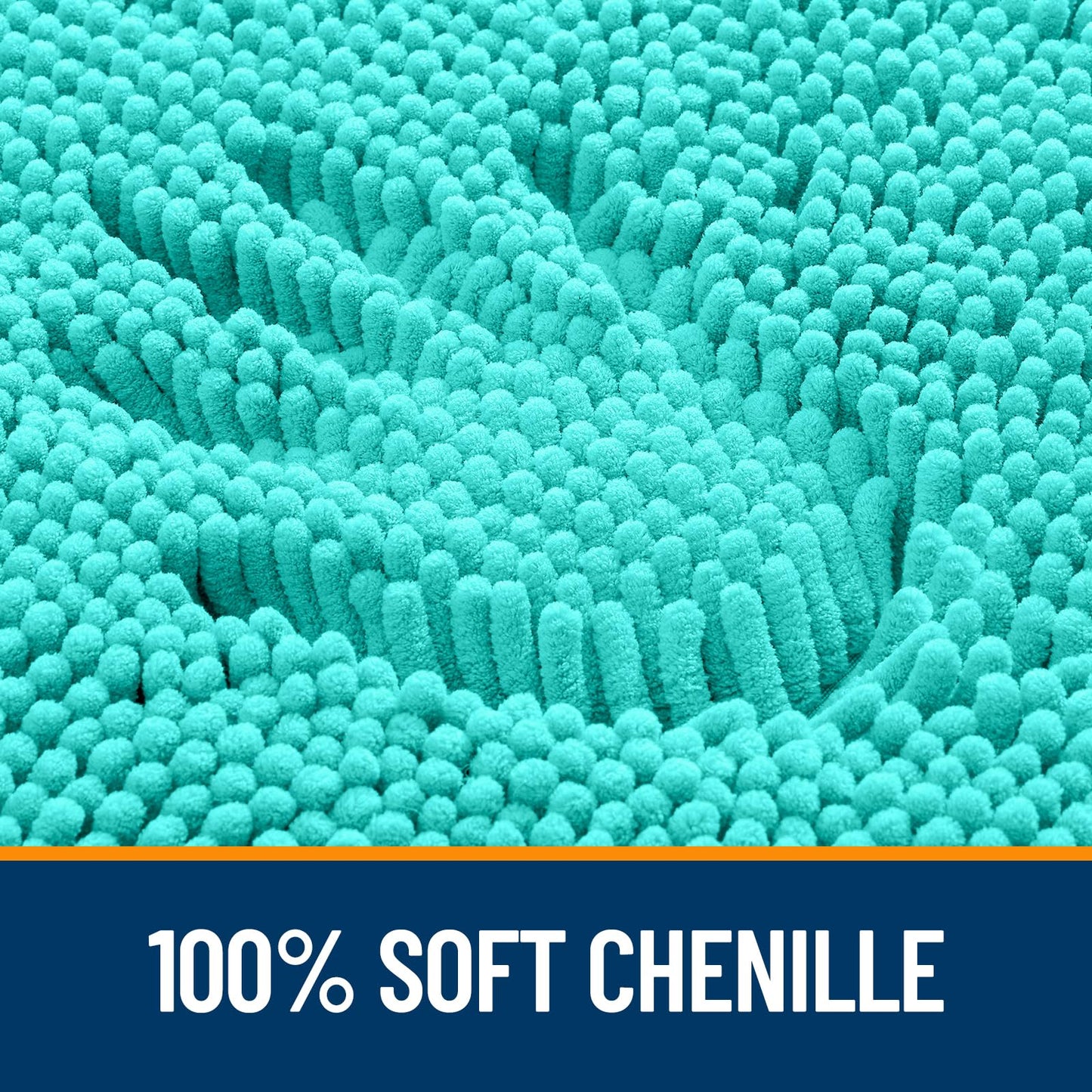 Bathroom Rugs 30x20, Extra Soft Absorbent Chenille Bath Rugs