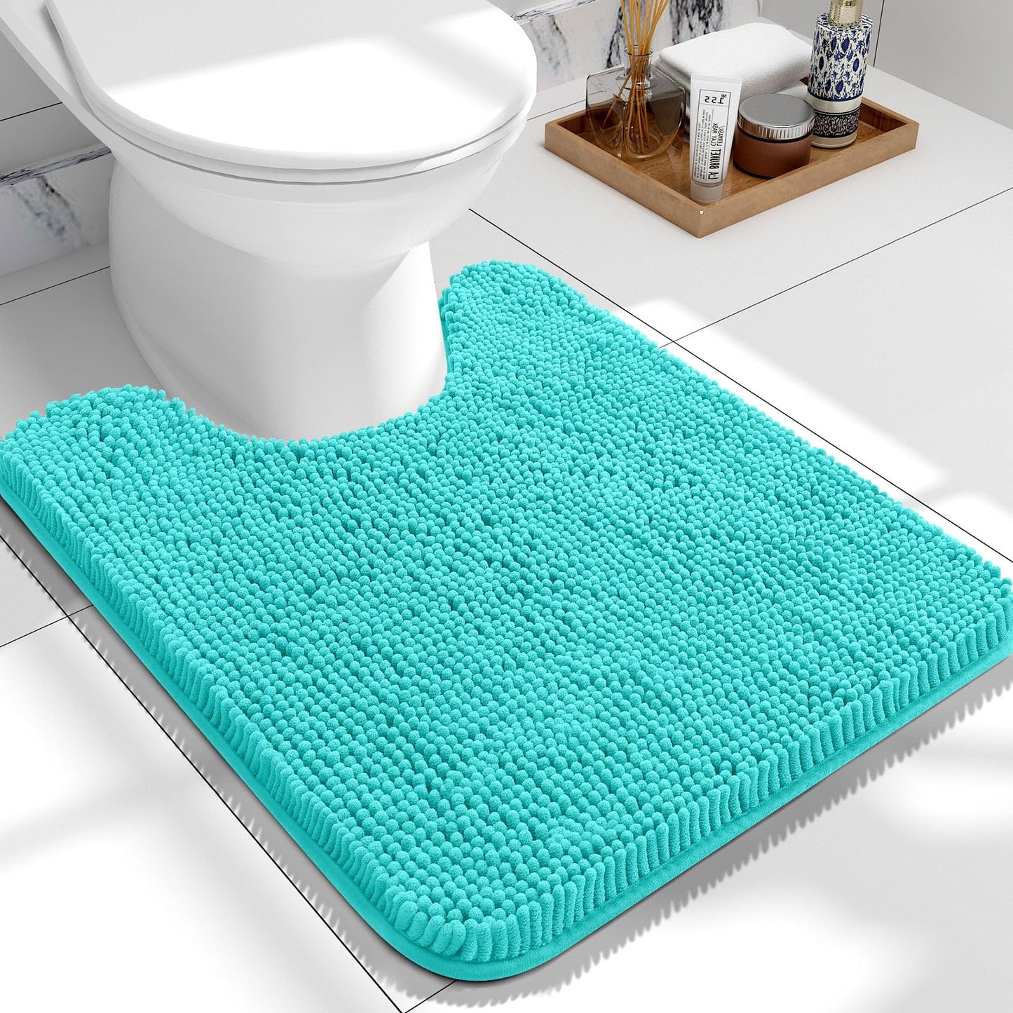 Bathroom Rugs 30x20, Extra Soft Absorbent Chenille Bath Rugs