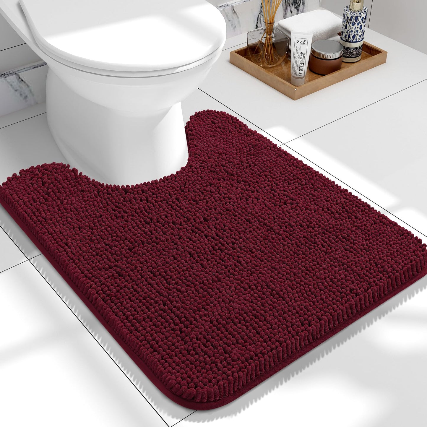 Bathroom Rugs 30x20, Extra Soft Absorbent Chenille Bath Rugs