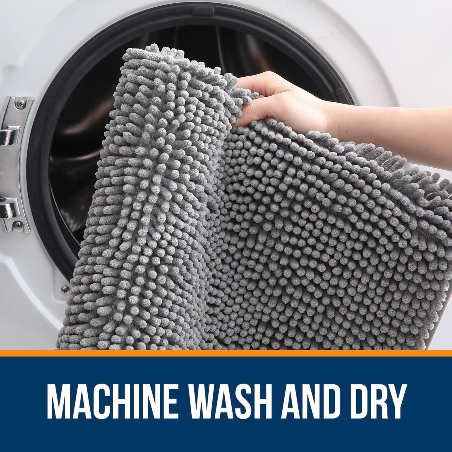 Bathroom Rugs 30x20, Extra Soft Absorbent Chenille Bath Rugs