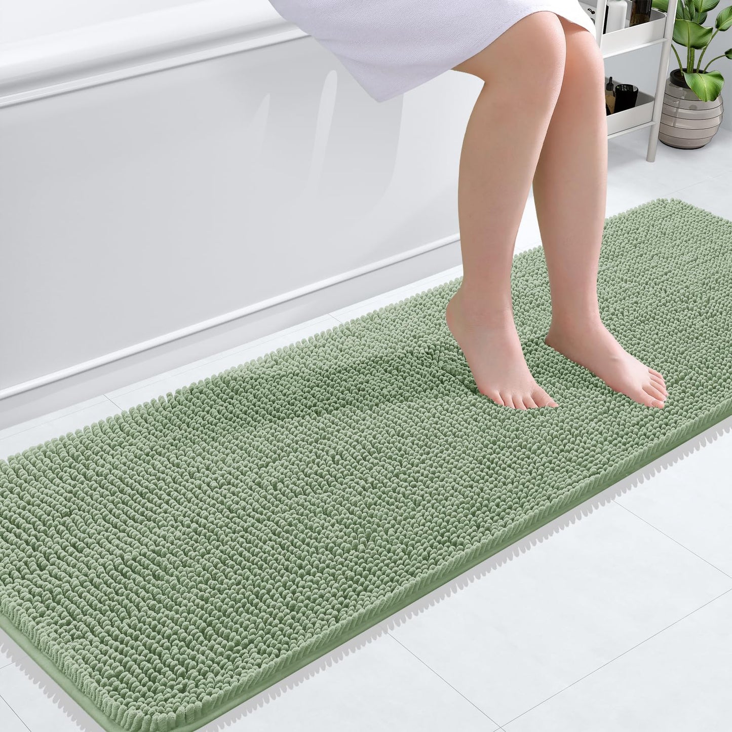 Bathroom Rugs 30x20, Extra Soft Absorbent Chenille Bath Rugs
