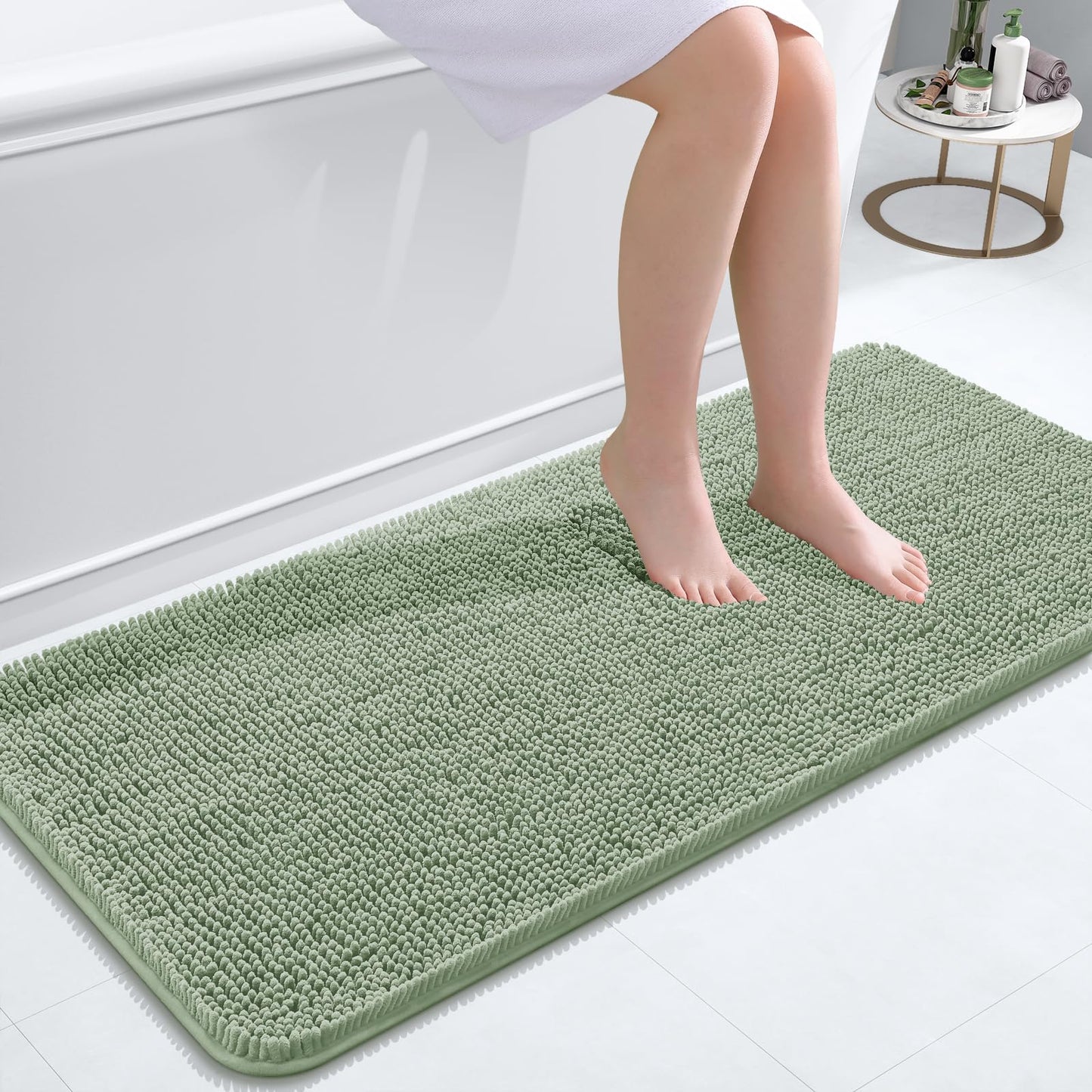 Bathroom Rugs 30x20, Extra Soft Absorbent Chenille Bath Rugs