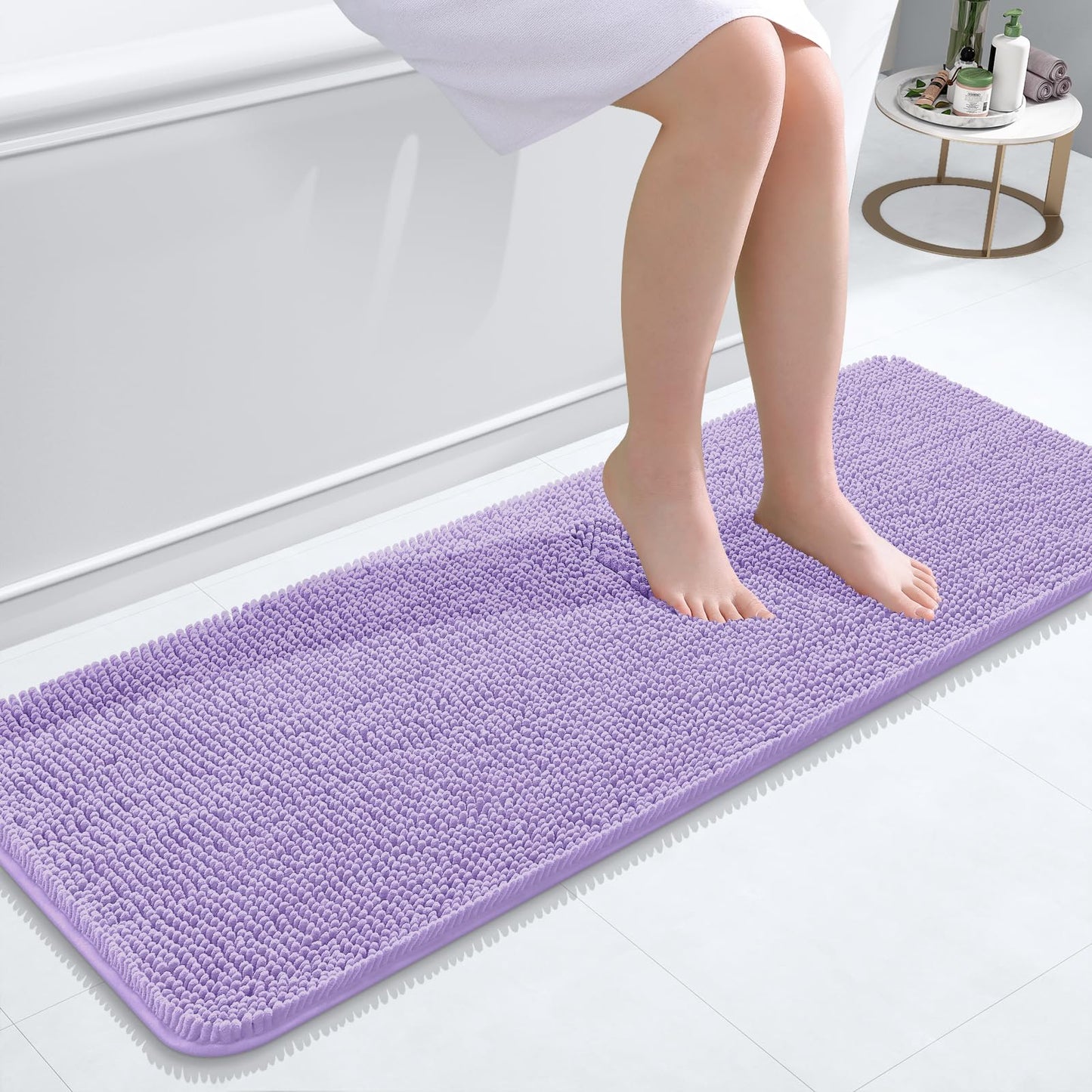 Bathroom Rugs 30x20, Extra Soft Absorbent Chenille Bath Rugs