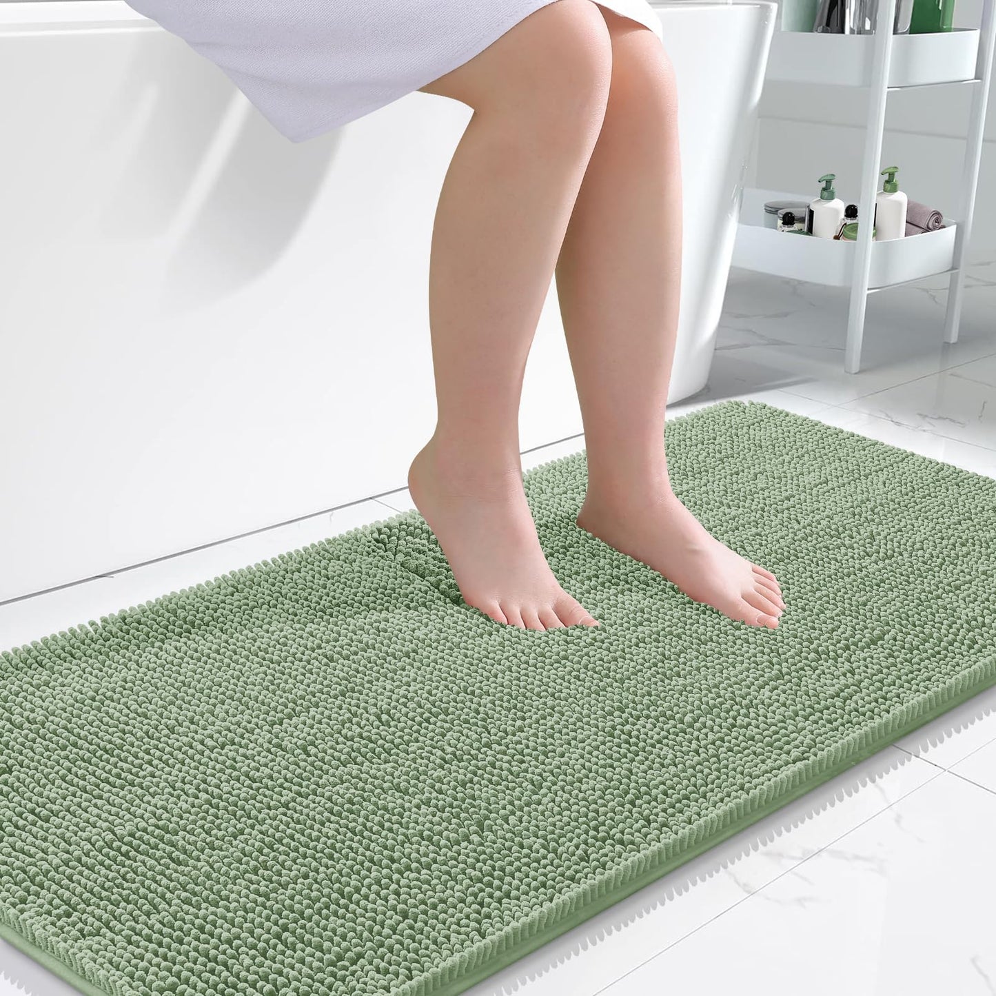 Bathroom Rugs 30x20, Extra Soft Absorbent Chenille Bath Rugs