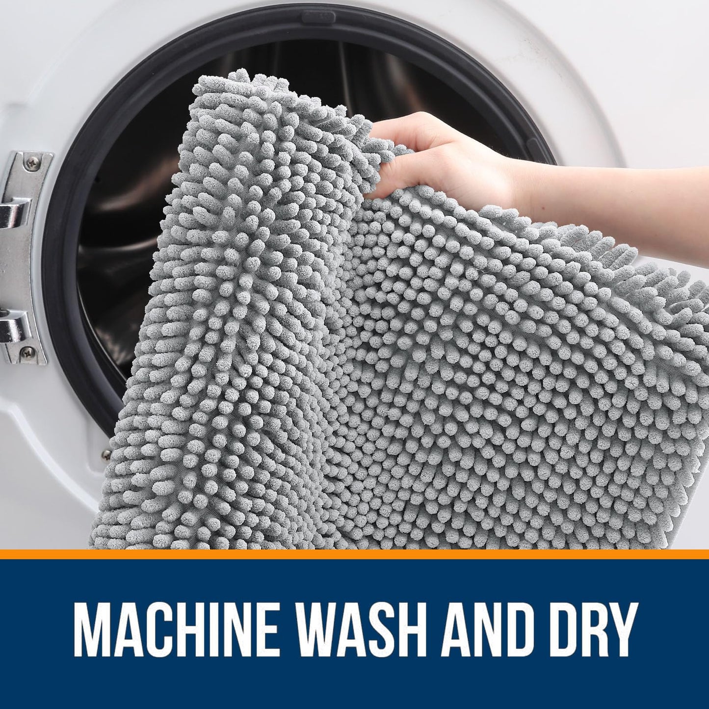 Bathroom Rugs 30x20, Extra Soft Absorbent Chenille Bath Rugs