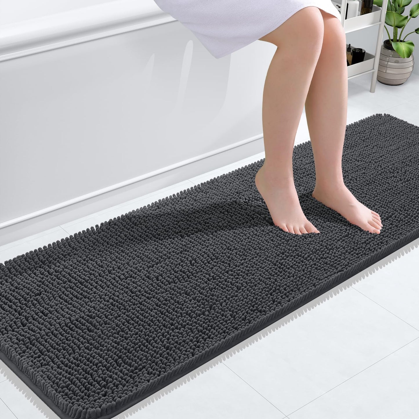 Bathroom Rugs 30x20, Extra Soft Absorbent Chenille Bath Rugs