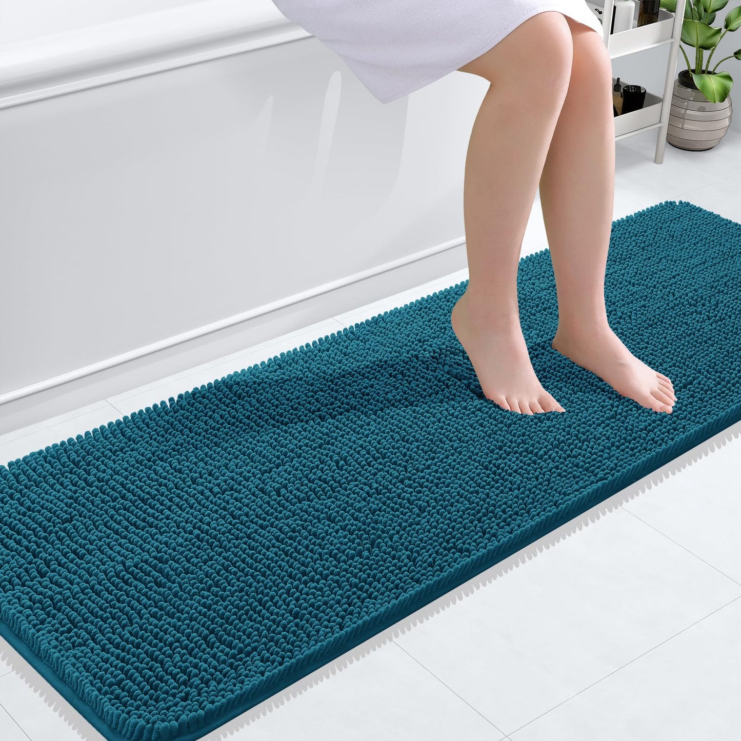 Bathroom Rugs 30x20, Extra Soft Absorbent Chenille Bath Rugs