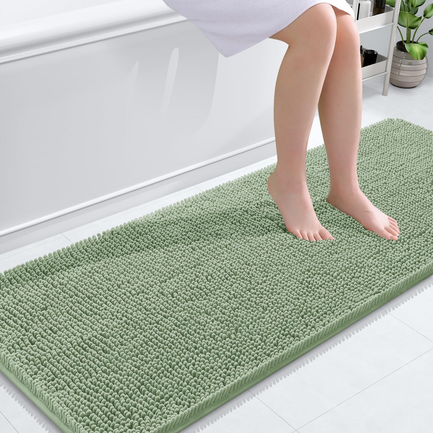 Bathroom Rugs 30x20, Extra Soft Absorbent Chenille Bath Rugs
