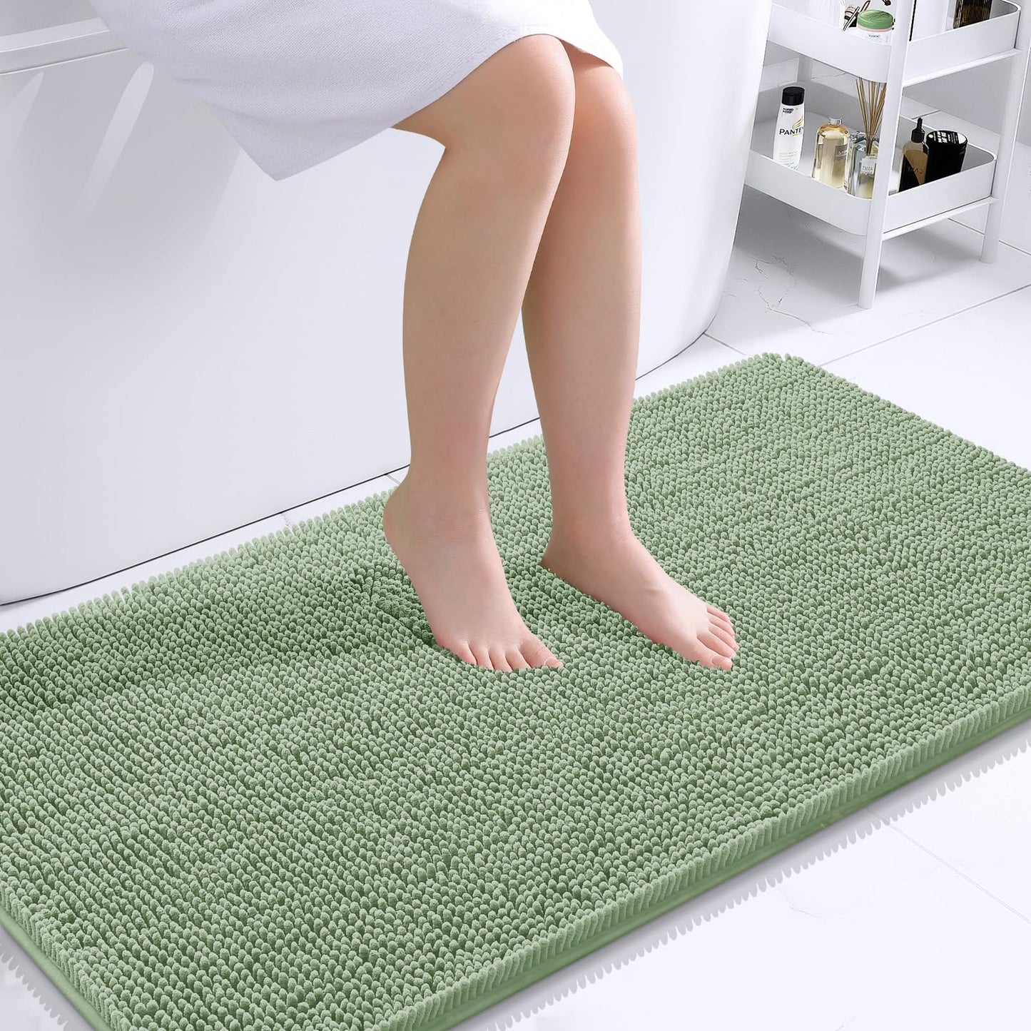 Bathroom Rugs 30x20, Extra Soft Absorbent Chenille Bath Rugs