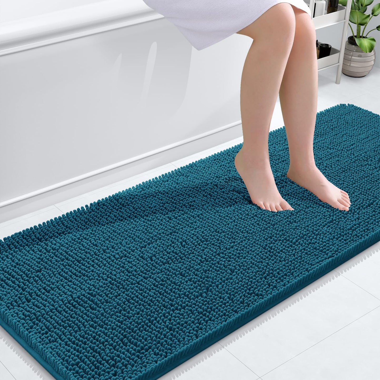 Bathroom Rugs 30x20, Extra Soft Absorbent Chenille Bath Rugs